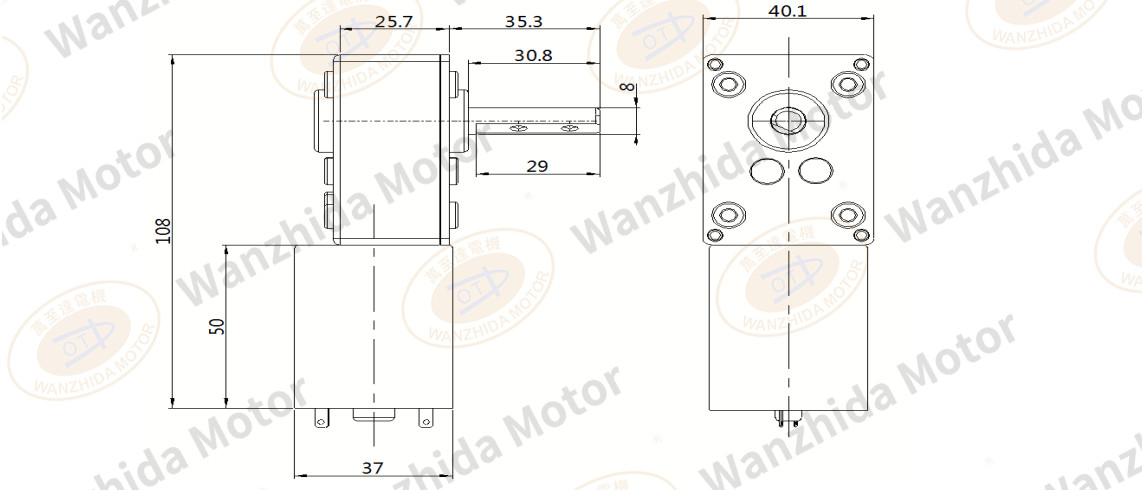 OT-58F Gear Motor|selling machine motor-Wanzhida Motor