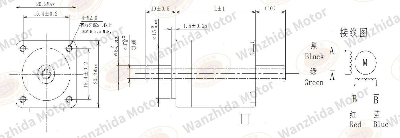 20 series hollow shaft aft motor-wanzhida motor