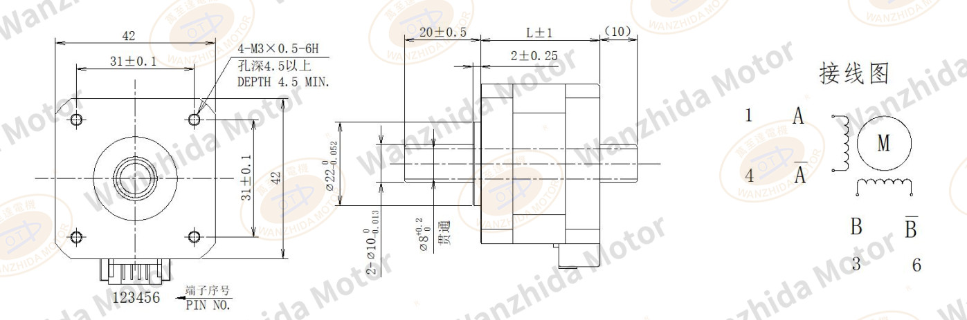 42 series hollow shaft aft motor-wanzhida motor
