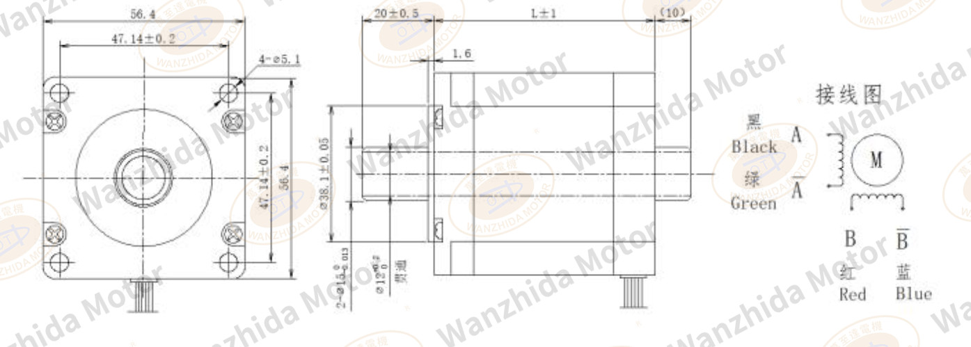 57 series hollow shaft aft motor-wanzhida motor
