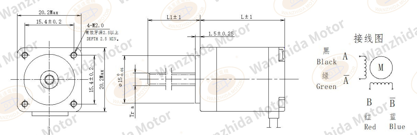 20 series lead screw motor-wanzhida motor