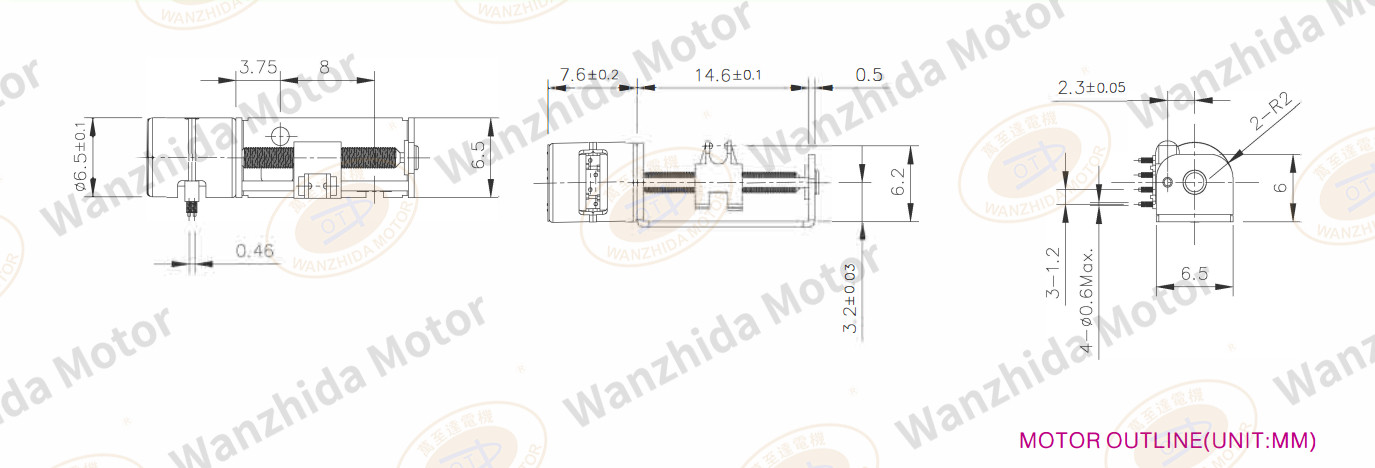 linear micro motor_Digital Video Camera motor-wanzhida motor