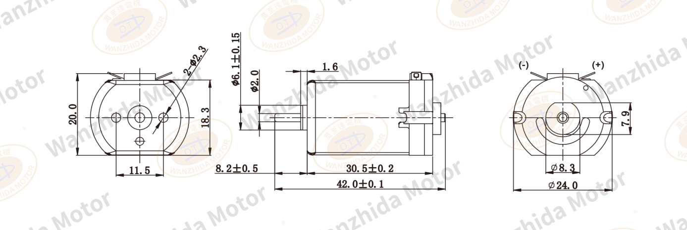 OT-FA(K)-280(S) Brush DC motor-wanzhida motor