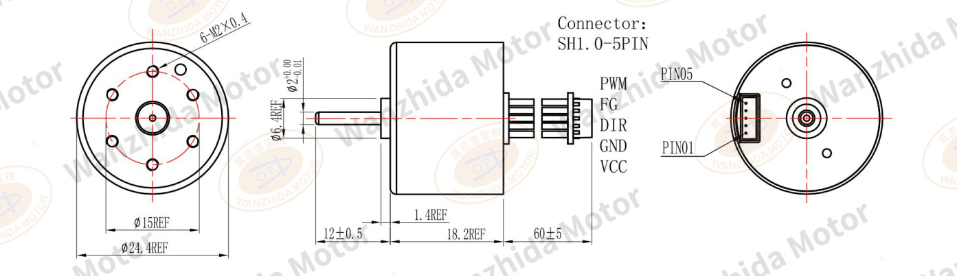 EM 2418 Brushless DC Motor-wanzhida motor