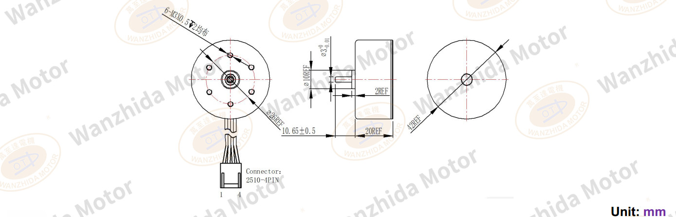 EM 4220 Brushless DC Motor-wanzhida motor
