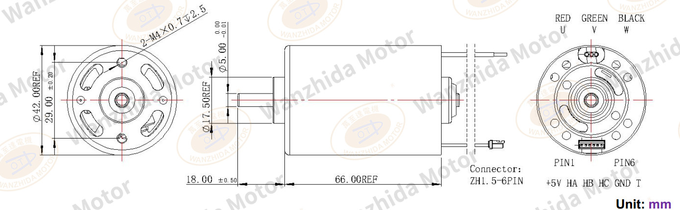 EM 4266 Brushless DC Motor-wanzhida motor