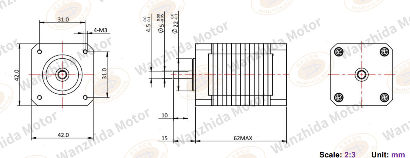 EM 4261 Brushless DC Motor-wanzhida motor