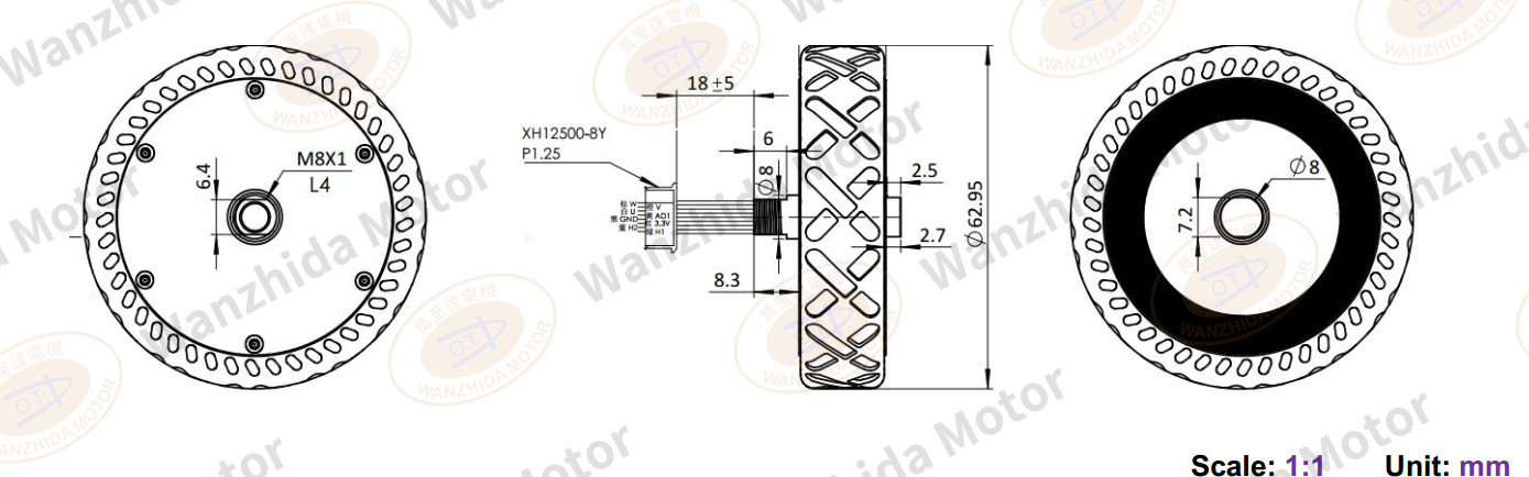 EM4716 Brushless DC Motor-wanzhida motor