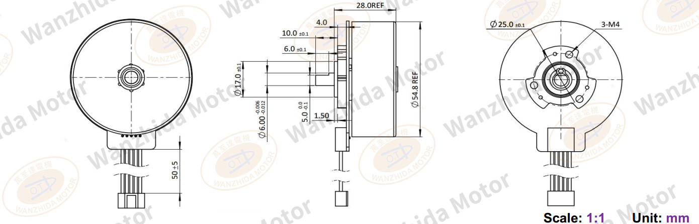 EM5528 Brushless DC Motor-wanzhida motor