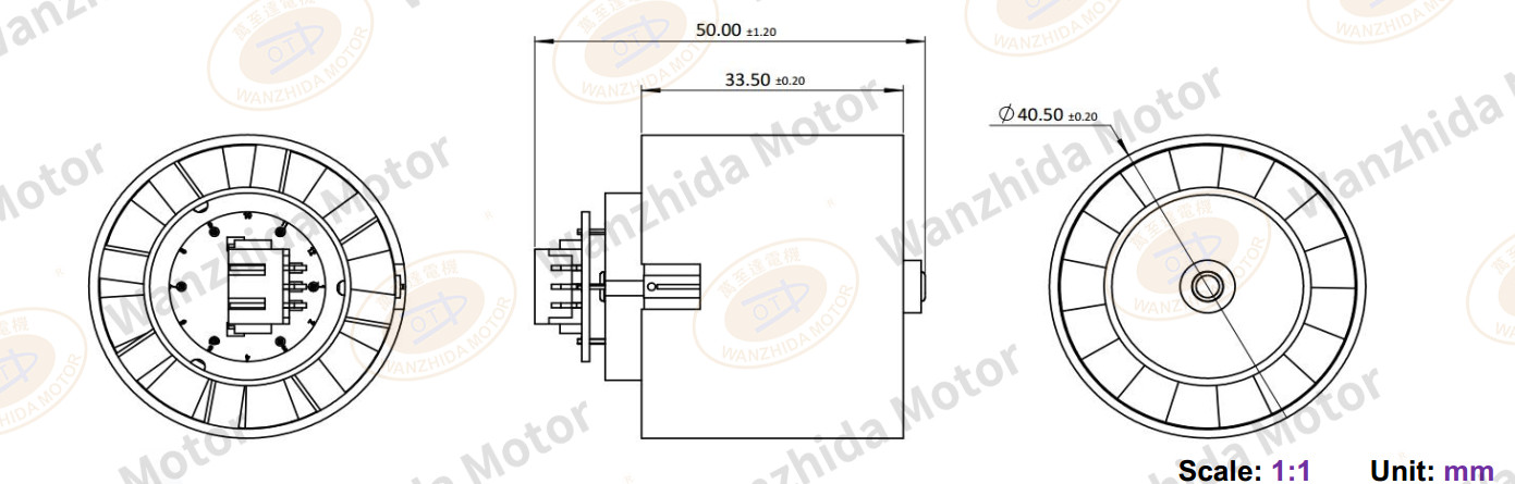 110000 Rpm Hair Dryer Brushless Motor-wanzhida motor