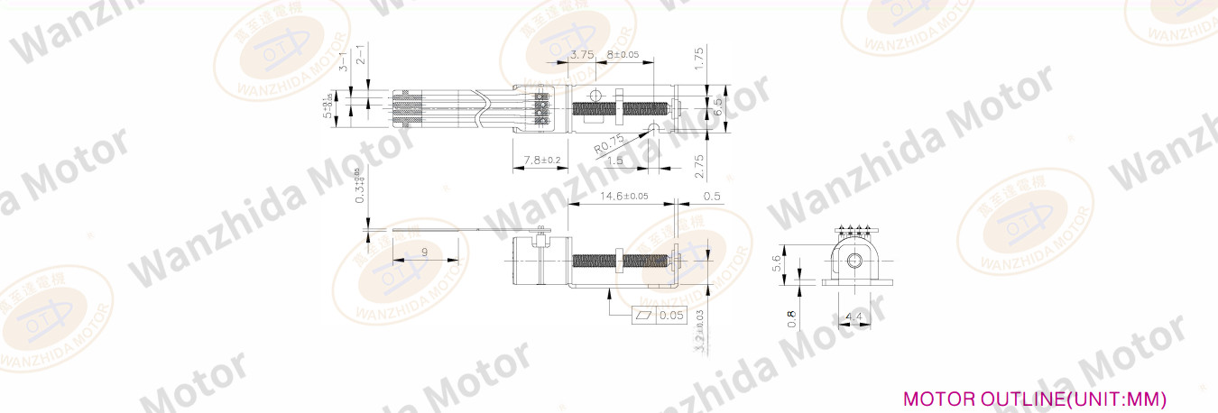 OT-SM065L-133 LINEAR MICRO MOTOR-wanzhida motor