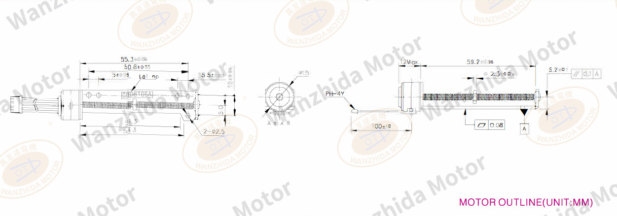 OT-SM15L-026 LINEAR MICRO MOTOR-wanzhida motor