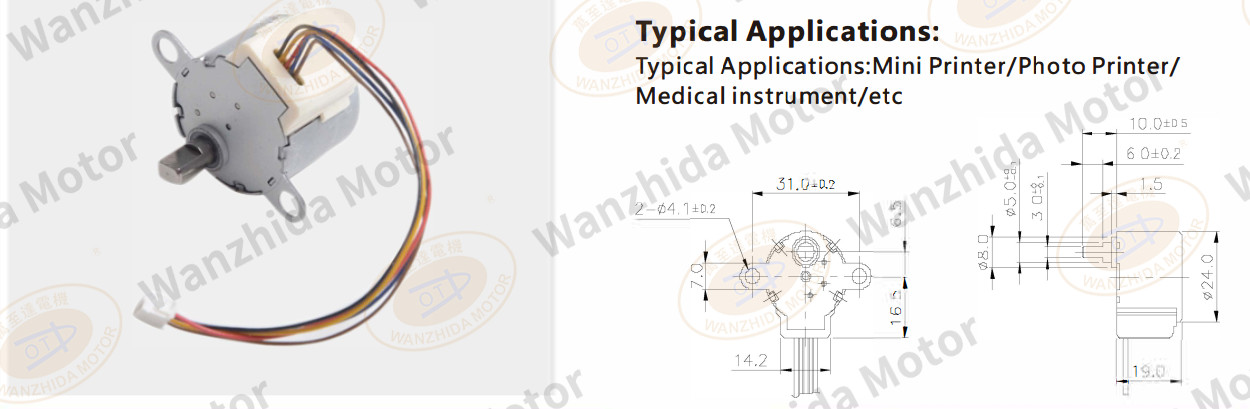 OT-GSM24-054 PM stepping motor-wanzhida motor