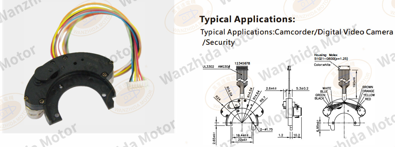 OT-GSM08-475 PM stepping motor-wanzhida motor