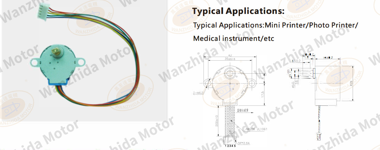 OT-GSM28-294 PM stepping motor-wanzhida motor