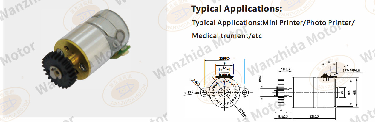OT-GSM15-023 PM stepping motor-wanzhida motor
