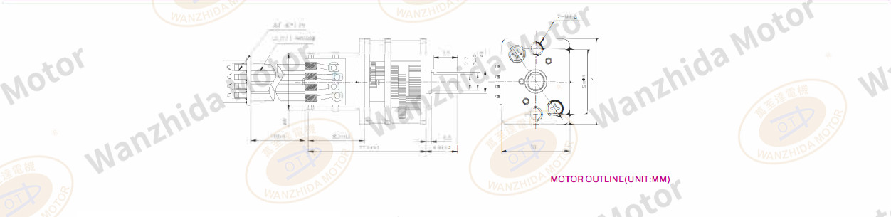 OT-GSM08-380C PM step motor-wanzhida motor