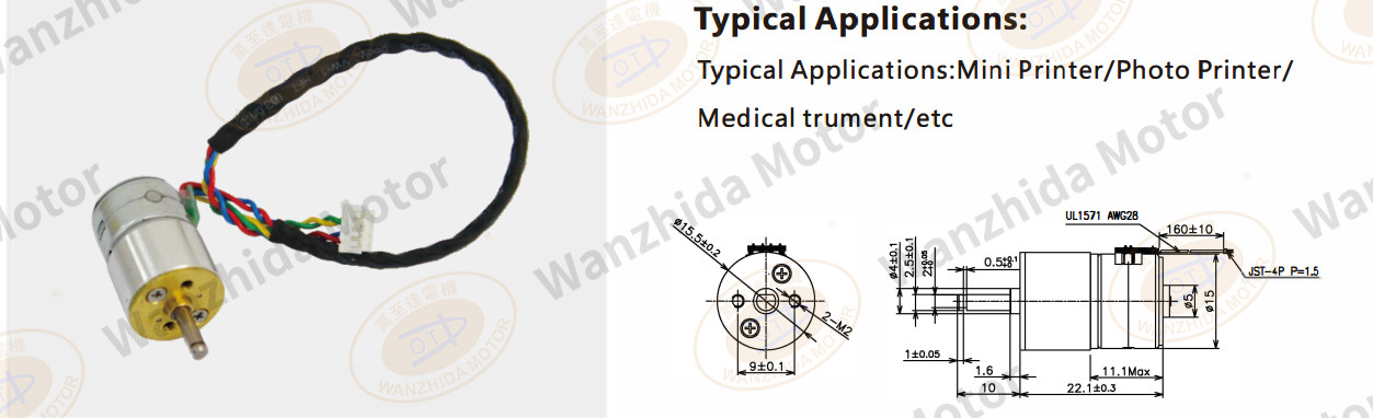 OT-GSM15-612 PM step motor-wanzhida motor