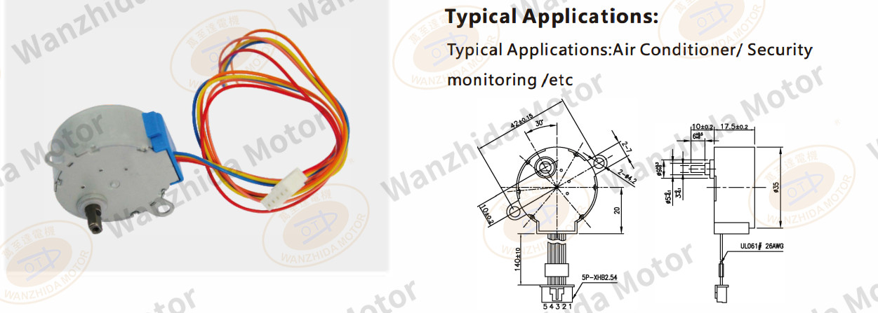 OT-GSM35-005 PM step motor-wanzhida motor