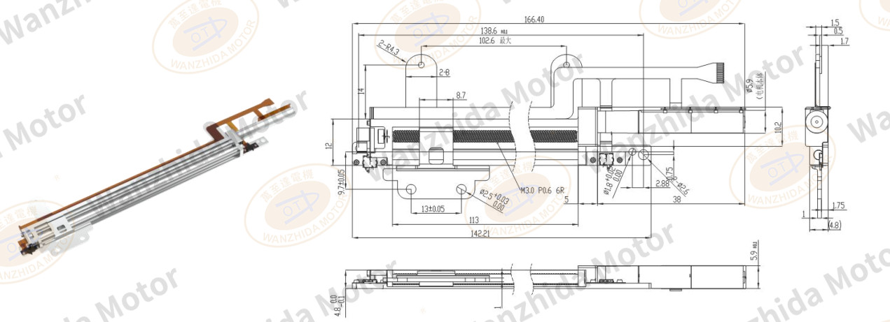 LINEAR CATUATOR_Notebook stretching screen motor-wanzhida motor