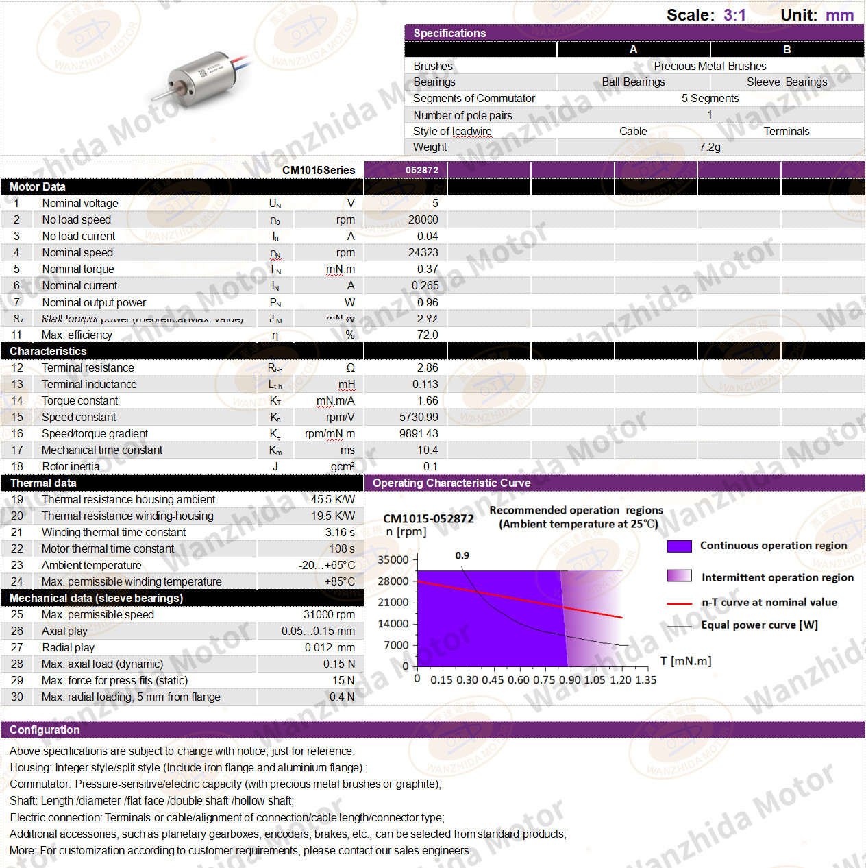 10mm Coreless Brush DC Motor|Motor for aircraft model-Wanzhida Motor