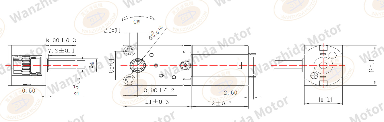 OT-12GF Gear Motor|lock motor|selling machine motor-Wanzhida Motor