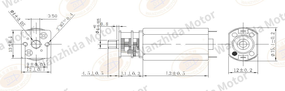 OT-13GA Gear Motor|Health-care articles motor-Wanzhida Motor