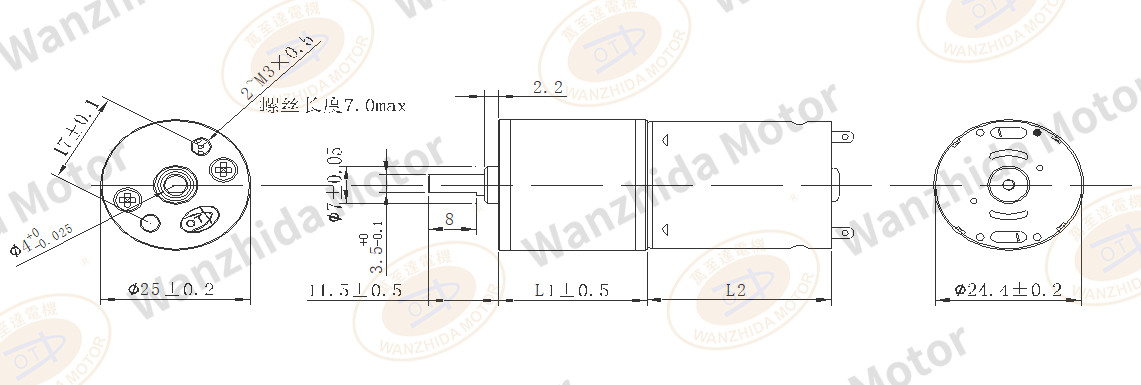 OT-25GA Gear Motor|Automatic valve motor-Wanzhida Motor