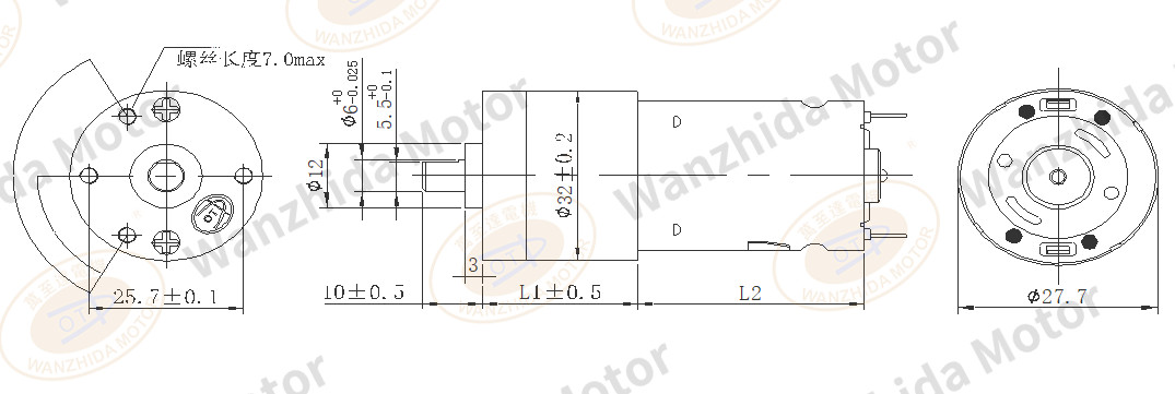 OT-32GA Gear Motor|current count machine motor-Wanzhida Motor