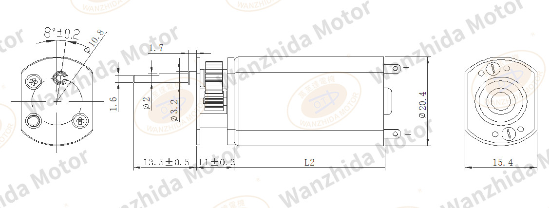 OT-20GB Gear Motor|hair dresser equipment motor-Wanzhida Motor