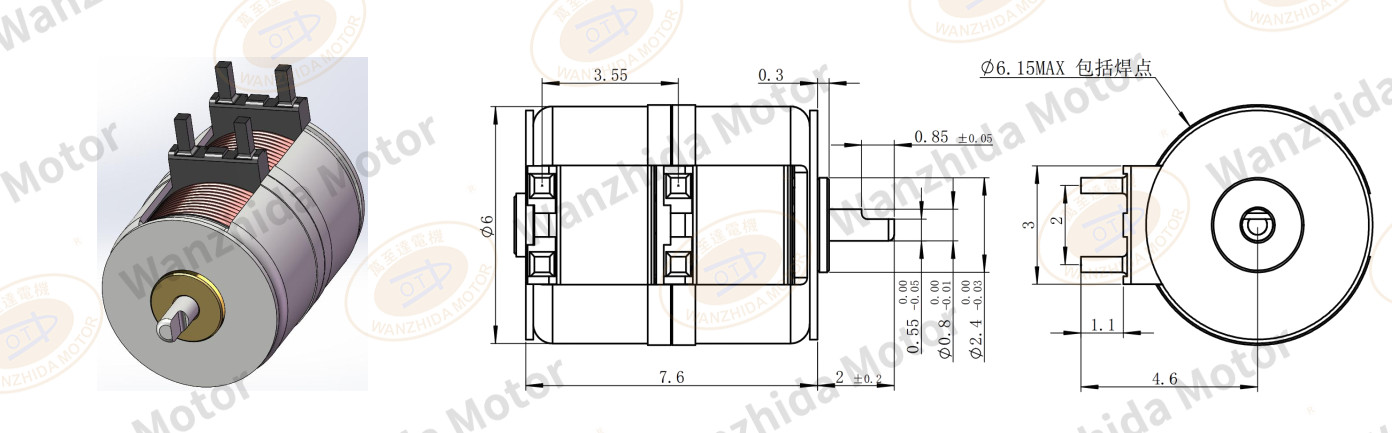 Permanent magnet stepper motor_micro motor-wanzhida motor